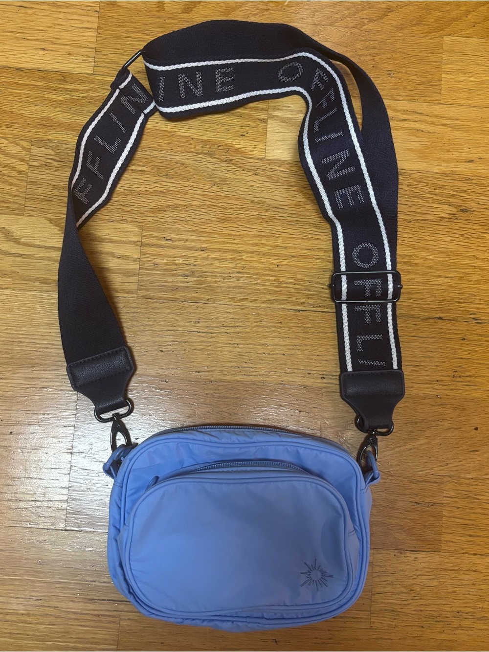 NEW Aerie Offline Makin’ Moves Small Baby Blue Preppy Gorpcore Crossbody Bag